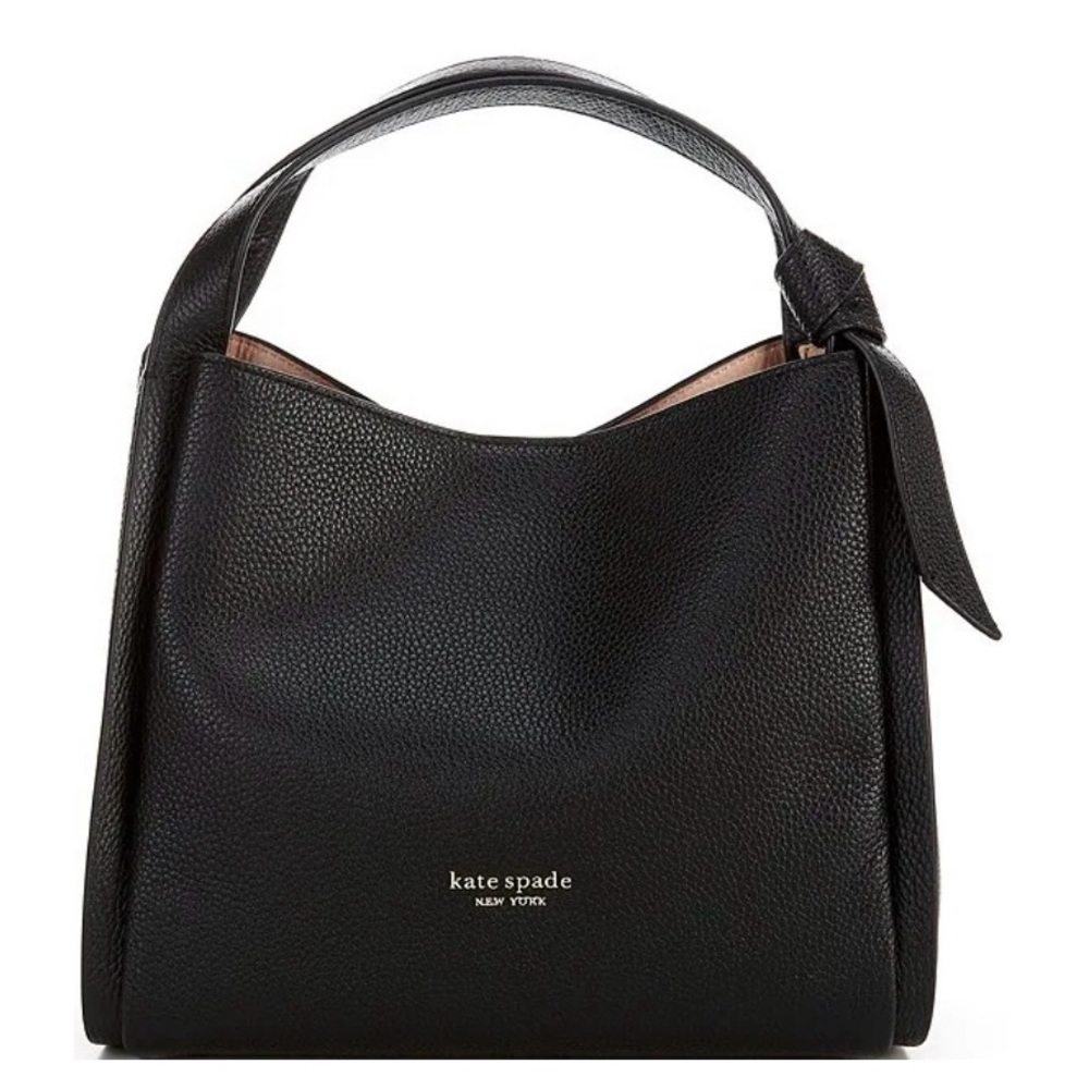 Kate Spade Knott Medium Black Pebbled Leather Bag - BNWT